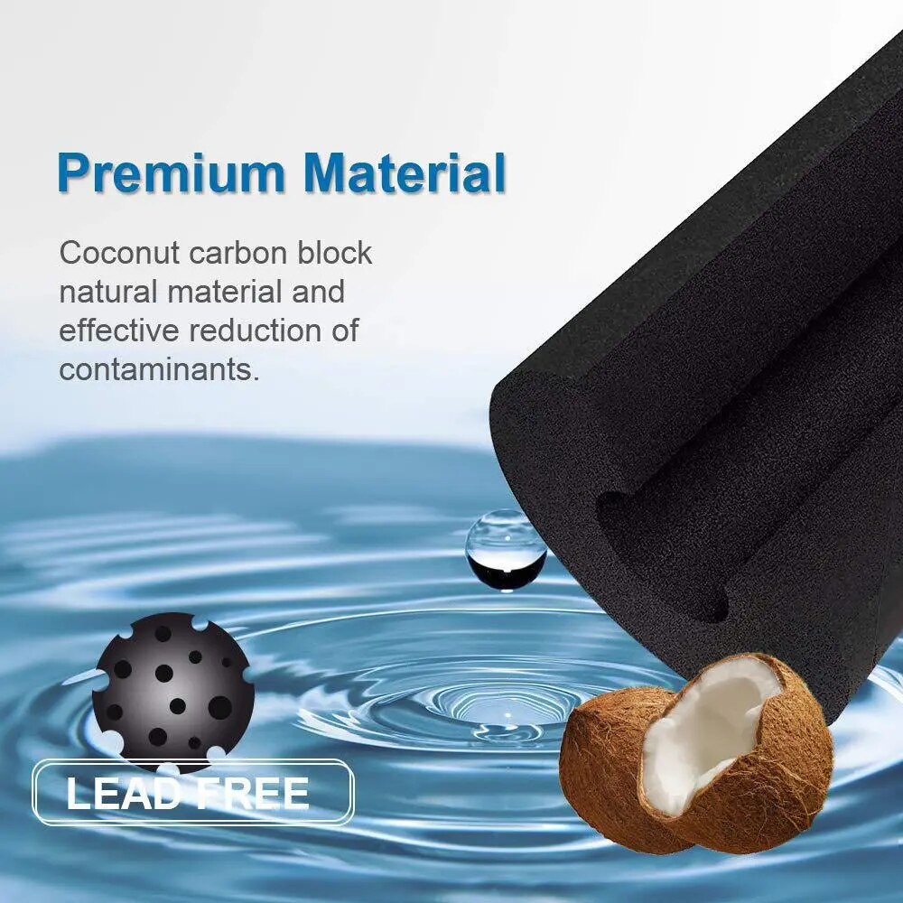 3 Pack Activated Carbon EDR4RXD1 Refrigerator Water Filter Replacement For 4396395、UKF8001、9005、Pur Filter 4、Filter4 - Image 3