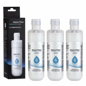 3 Pack LT1000PC ADQ747935 MDJ64844601 NSF Certified Refrigerator Water Filter, Replacement for LG LT1000P LT1000PCS ADQ74793501