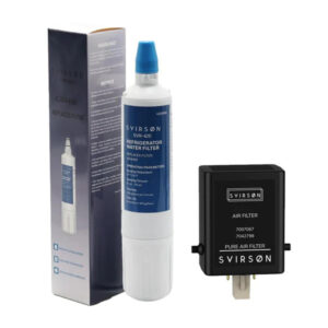 4204490 Water Filter & 7007067/7042798 Air Purification Cartridge Combo Pack - Compatible with Sub-Zero 4204490, 4290510 Refrigerator Water Filter, 7042798/7007067 Air filter.