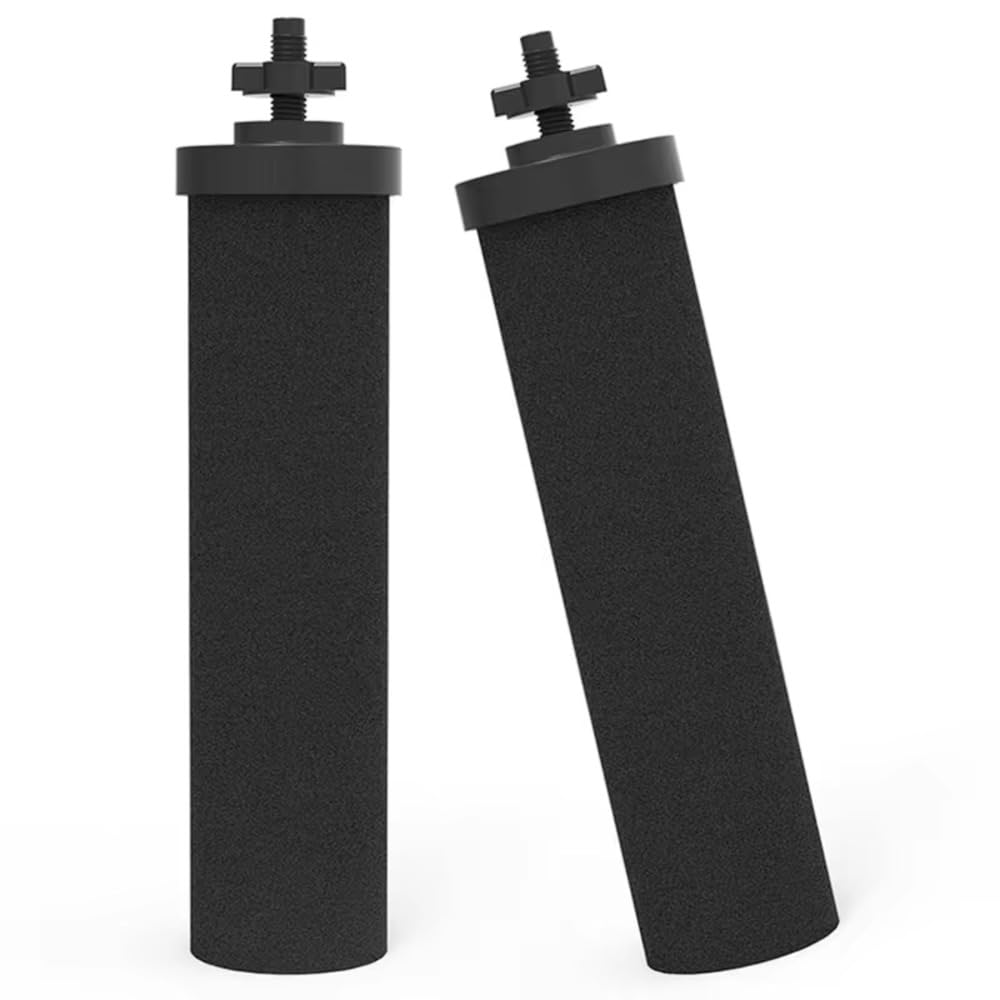 Water Filter, Replacement for Berkey® BB9-2® Black Purification Elements and for Berkey® Gravity Filter System, Pack of 2 for Berkey® water filter replacement.